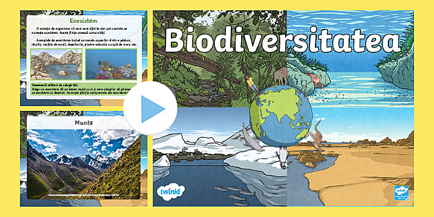 Biodiversitate – Prezentare PowerPoint (teacher made)