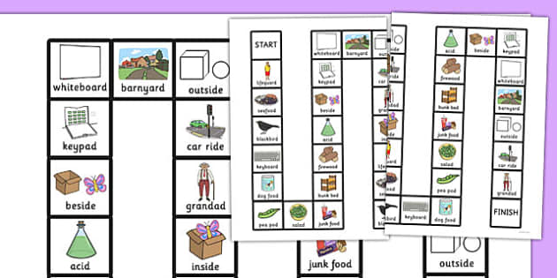 Two Syllable Final 'D' Sound Board Game (teacher Made)