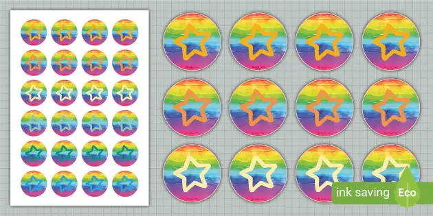 Printable celestial sticker bundle