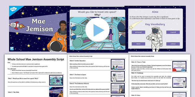 Vocabulary words for Mae Jemison: Space Scientist. - ppt download