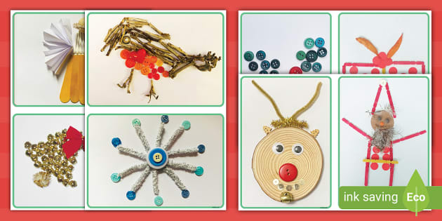 Christmas Loose Parts Photo Flashcards | Twinkl - Twinkl