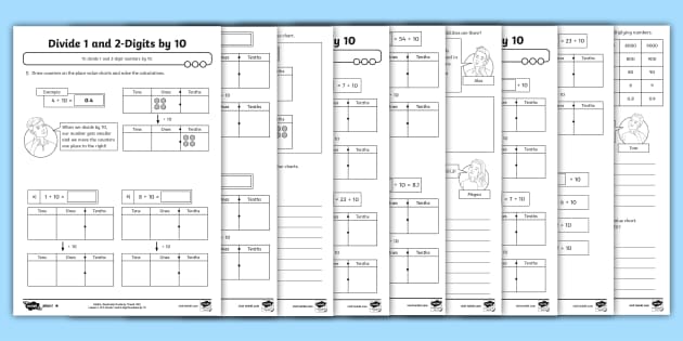 divide-1-and-2-digits-by-10-maths-activity-sheets