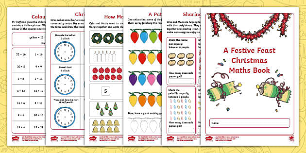 👉 A Festive Feast: Christmas Maths Activity Booklet