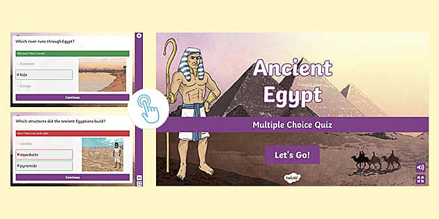Interactive History Quiz Ancient Egypt Interactive Quiz