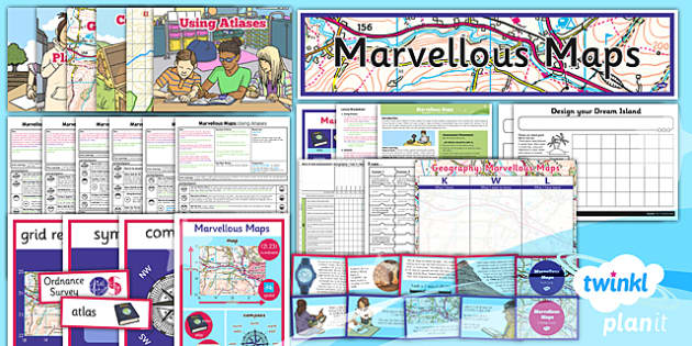 KS2 Map Reading Unit Pack - Year 5 Geography - Twinkl