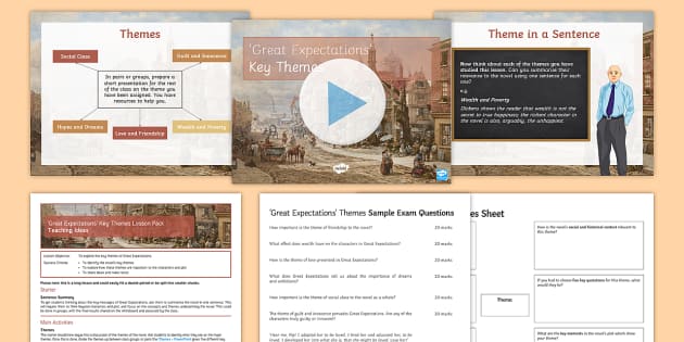 GCSE Great Expectations Lesson Pack: Key Themes - Twinkl