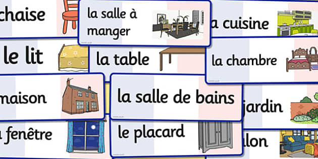House Of Cards In French French Parts of House Words Flashcards - french house, flashcard