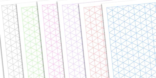 Printable Graph Paper - Triangle