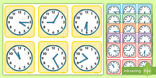 7 seconds countdown timer icon set time interval Vector Image