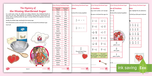 👉 Y2 Mystery of the Left Lunch Box Maths Mystery Game