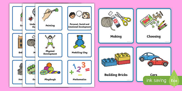 Nursery / Foundation Stage 1 Daily Routine Cards - Twinkl