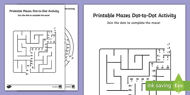 Free Easy Printable Mazes for Kids