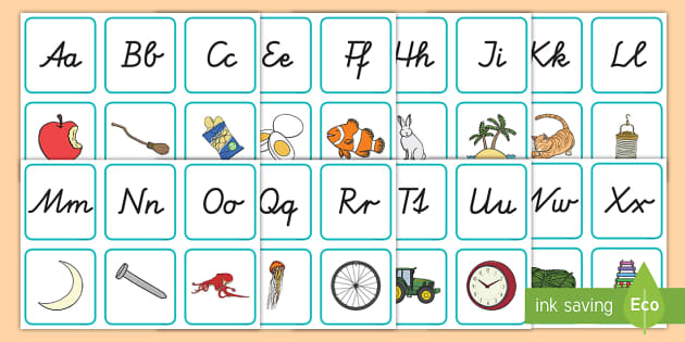 Alphabet Memorykarten (teacher made) - Twinkl