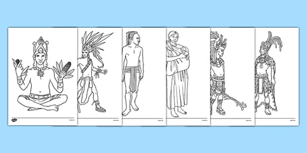 Dibujos de los mayas - Twinkl México (teacher made)