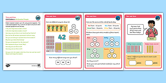 👉 White Rose Maths Compatible Year 1 Tens and Ones