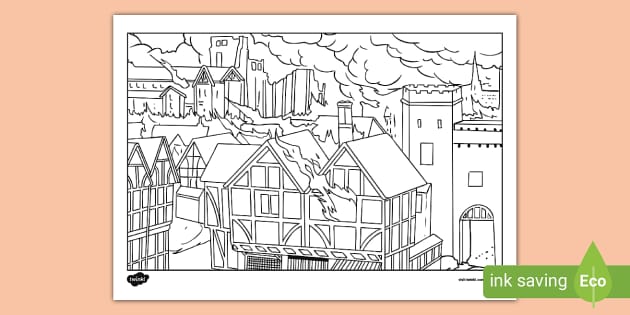 FREE! - Great Fire of London Colouring Sheet – History Activities