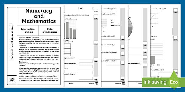 Second Level Numeracy and Mathematics Assessment - Information Handling ...