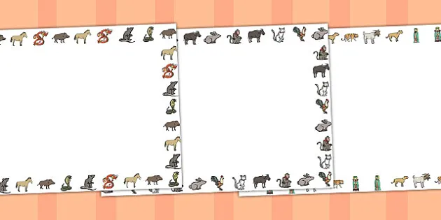 chinese clipart borders