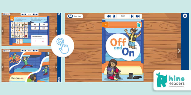 Level 2b Reading Book: Off And On - Twinkl