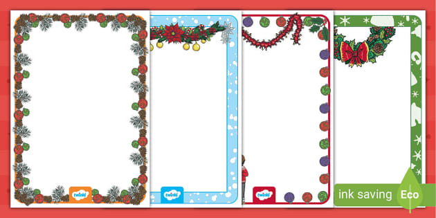 Editable Christmas Greetings Card Inserts Primary Resources