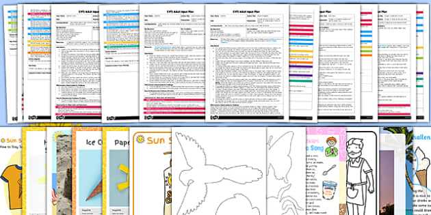 EYFS Summer Themed Adult Input Planning and Resource Pack