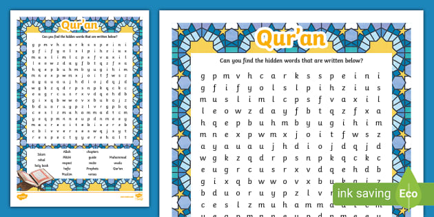 KS2 Qur'an Word Search (Hecho por educadores) - Twinkl