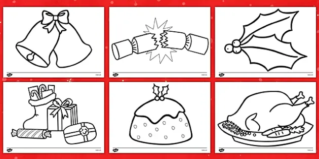 Christmas Pictures To Colour In Teacher Made Resource Pack