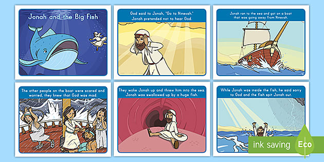 Jonah and the Whale Bible Story for Kids PowerPoint - Twinkl