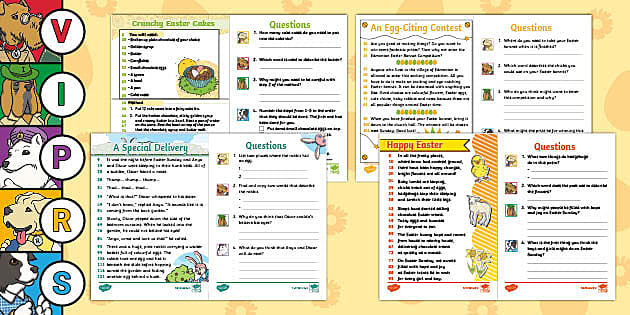 KS1 60-Second Reads: Easter Activity Pack (teacher made)