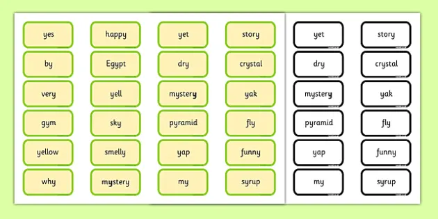 Alternative Pronunciation of E Sorting Game (teacher made)