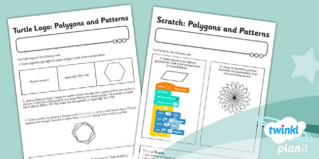 Computing: Programming Turtle Logo and Scratch Year 3 Unit Home Learning