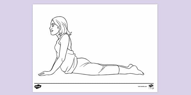 Bundle Meditation Yoga Cartoon Doodle Line Art Meditating Children  Collection Coloring Page - Free Printable Coloring Pages