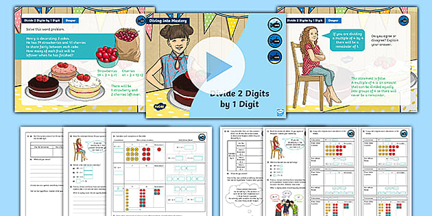 👉 Year 4 Supports White Rose Maths Divide 2-Digits By 1-Digit