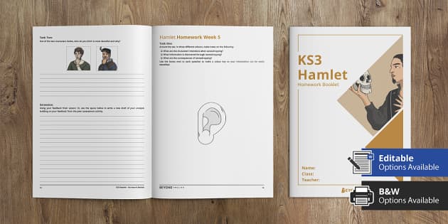 english homework booklet ks3