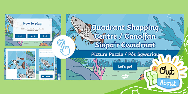 Quadrant Shopping Centre Picture Puzzle / Pôs Sgwariau Canolfan Siopa #39 r