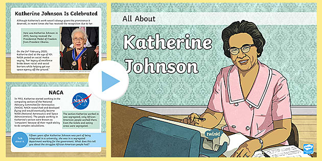 thesis statement about katherine johnson