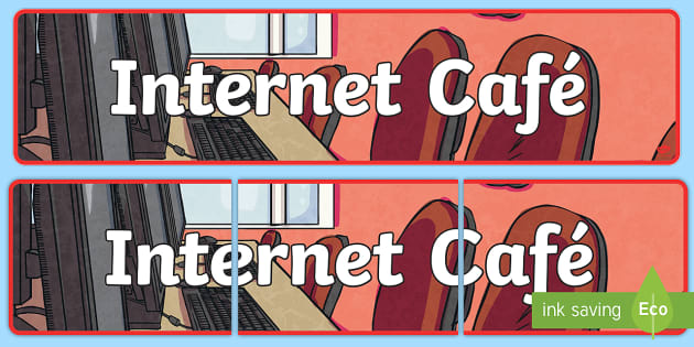 Internet Cafe Display Banner - Internet cafe Display Banner