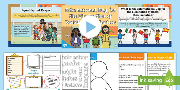 Elimination Of Racial Discrimination Activity Pack | Twinkl