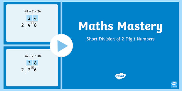 Division Powerpoint Year 3 | Division Of Two-Digit Numbers