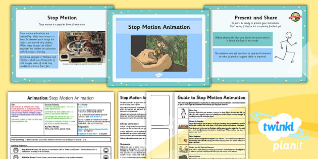 Computing: Animation: Stop Motion Animation Year 4 Lesson Pack 5
