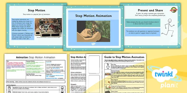Computing: Animation: Stop Motion Animation Year 4 Lesson Pack 5 Computing: Animation: Stop Motion Animation Year 4 Lesson Pack 5