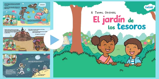 Cuento: El jardín de los tesoros (Teacher-Made) - Twinkl