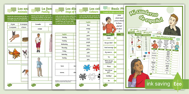 Spanish Household Items Vocabulary Word List Worksheet & Answer Key