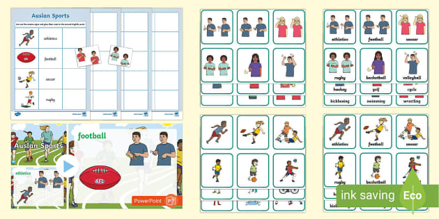 Auslan Sports Pack (teacher made) - Twinkl