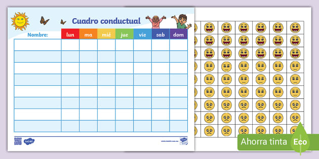 Cuadro De Reconocimiento Conductual Cuadro De Reconocimiento Conductual