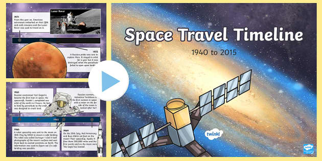 KS2 Space Travel Timeline Presentation (teacher made)