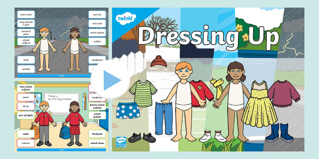 Dressing Up PowerPoint (teacher made) - Twinkl