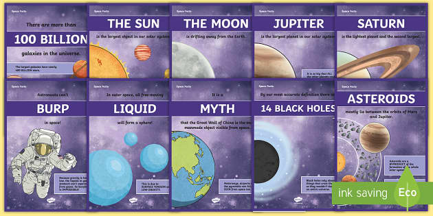 Space Facts for Children | KS1/KS2 Posters (teacher made)