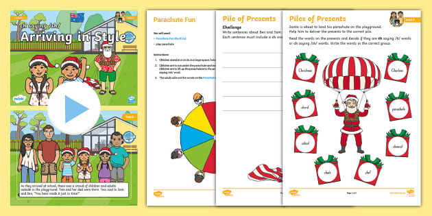 Phonics: Level 5: Week 10: Lesson 4 'ch' saying /c/ and /sh/