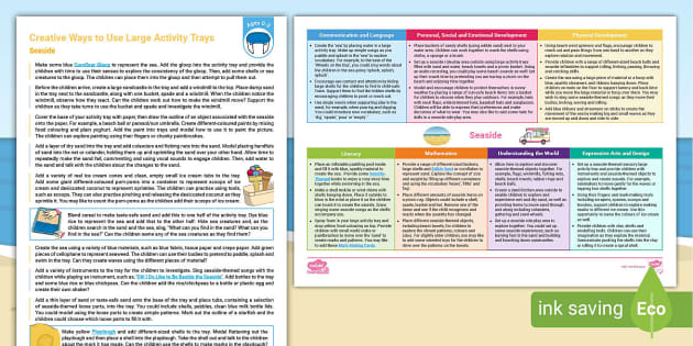 EYFS Ages 0-2 Seaside Bumper Planning Pack | Twinkl - Twinkl